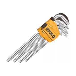 INGCO Hosszú torx kulcs készlet 9 részes T10-T50 S2