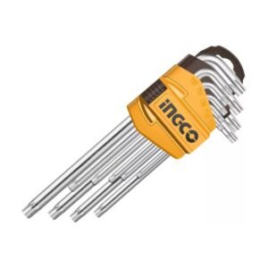 INGCO Torx kulcs készlet 9 részes T10-T50 S2