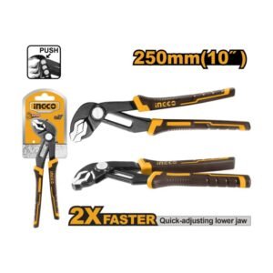 INGCO Vízpumpa fogó 250 mm CrV gyorsgombos