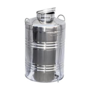 Inox füles kanna 15 l