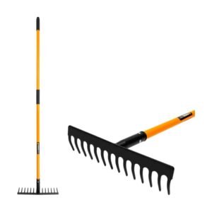 Kerti gereblye 14 fogú, üvegszálas nyéllel 1500 mm – Strend Pro
