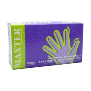 Kesztyű latex L 100db/cs