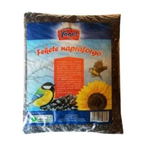Madáreleség fekete napraforgó