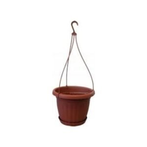 Marázplast függőcserép/kaspó 20cm terrakotta