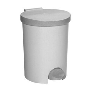 Szemetes ped.ezüst-fekete 30l