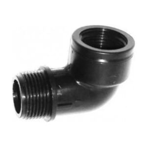 PVC könyök 1" BB/KB