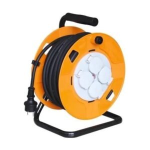 Somogyi Home HJR 10-30 fém kábeldob 30 m, 3×1,5 mm²