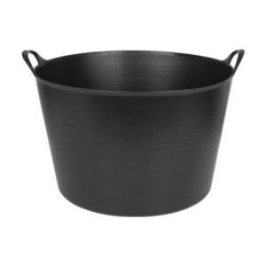 Strend Pro Flexi építőipari vödör fogantyúkkal, 55 l, fekete