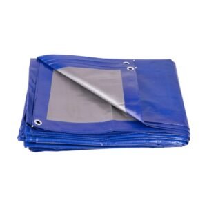 Takaróponyva Tarpaulin Profi 2 × 3 m, 140 g/m², kék, fűzőlyukakkal – Strend Pro