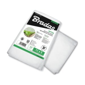 Tavaszi fátyolfólia (agroszövet) 1,1 × 5 m, 17 g/m², fehér – Bradas