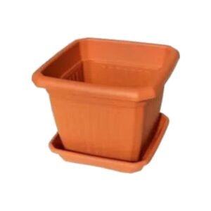 Terrakotta cserépalátét szögletes 17,5 x 17,5 cm