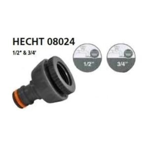 Tömlővég-csatlakozó 1/2"–3/4" – Hecht 08024