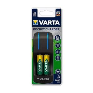 Varta Pocket elemtöltő + 4 db AA 2100 mAh akkumulátor