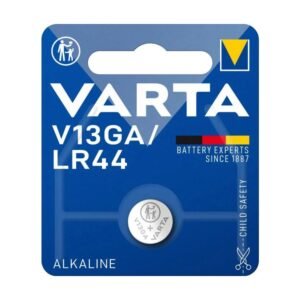 Varta V13GA (LR44) 1,5 V alkáli gombelem, 1 db