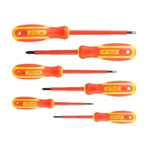 Villanyszerelő csavarhúzó-készlet VDE 1000 V, lapos + PH, 6 db – Strend Pro SD0118
