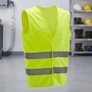 Fényvisszaverő láthatósági mellény neon sárga XL