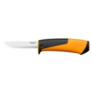 Fiskars Hardware általános kés tokba épített élezővel (1023618)