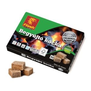 Flash begyújtókocka fa-viasz, 32 db