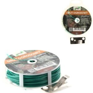 Garden Line PVC bevonatos kerti kötözőhuzal 50 m, vágóval