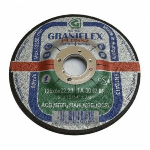 Graniflex tisztítókorong fémre 125×6×22,23 mm