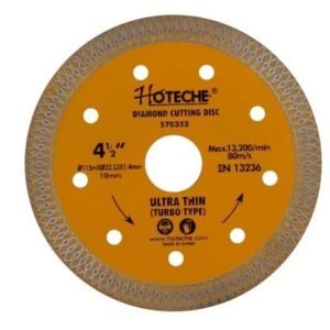 Hoteche ultravékony gyémánt vágókorong 115 × 22,23 × 1,4 mm, turbó