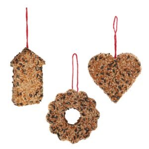 Esschert Design préselt madáreleség szív/ház/koszorú formában 15 cm (FB170)