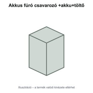 Akkus fúró csavarozó +akku+töltő