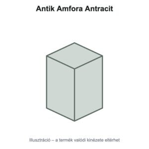 Antik Amfora Antracit