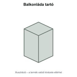 Balkonláda tartó