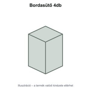 Bordasütő 4db