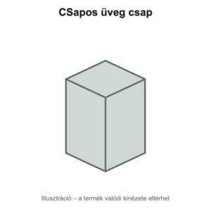 CSapos üveg csap