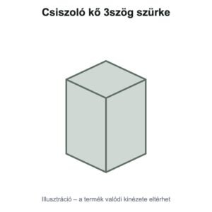 Csiszoló kő 3szög szürke