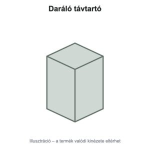 Daráló távtartó