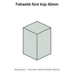 Fahasító fúró kúp 42mm