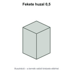 Fekete huzal 0,5