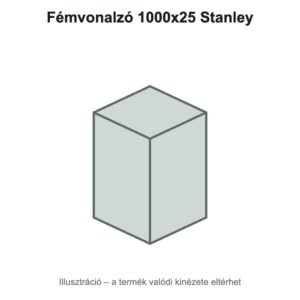 Fémvonalzó 1000x25 Stanley