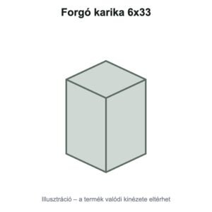 Forgó karika 6x33