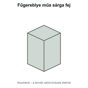 Fűgereblye műa sárga fej
