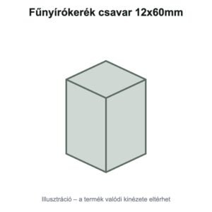 Fűnyírókerék csavar 12x60mm