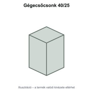 Gégecsőcsonk 40/25