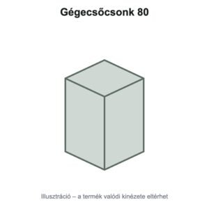 Gégecsőcsonk 80