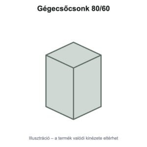 Gégecsőcsonk 80/60