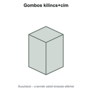 Gombos kilincs+cím