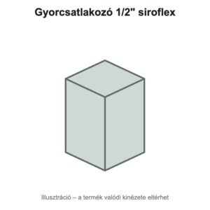 Gyorcsatlakozó 1/2" siroflex