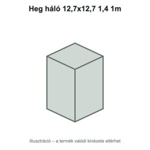 Heg háló 12,7x12,7 1,4 1m