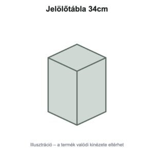 Jelölőtábla 34cm