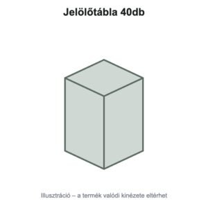 Jelölőtábla 40db
