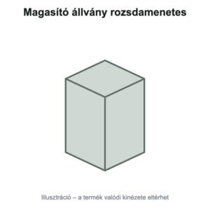 Magasító állvány rozsdamenetes