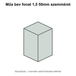 Műa bev fonat 1,5 50mm szemméret