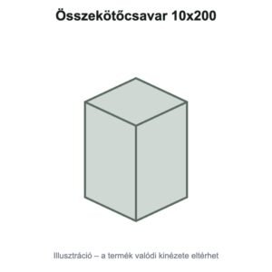 Összekötőcsavar 10x200